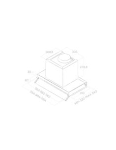 Okap Elica BOX IN PLUS IXGL/A/90 2
