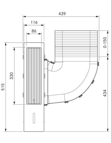 Okap blatowy BORA Classic 2.0 CKA2AB