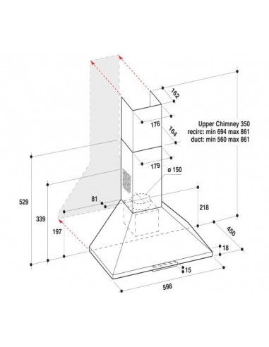 Okap Whirlpool AKR6851IX