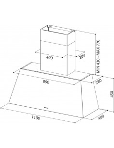 Okap Faber CHLOE XL CG MATT 2