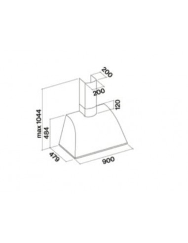 Okap Falmec Ginevra Boston 90