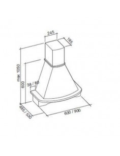 Okap Falmec Mimosa 60 Biały 2