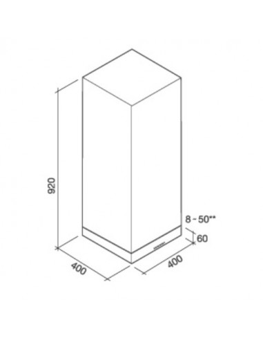 Okap Falmec Mira Black 40