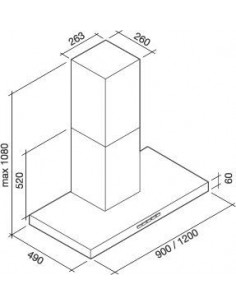 Okap Falmec Plane Top 90 2