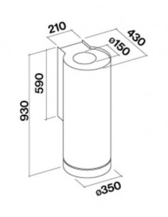 Okap Falmec Polar Light 35 2