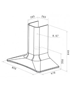 Okap Elica SWEET ORANGE/F/85 2