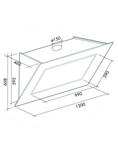 Okap Falmec Quasar 120 biały 2