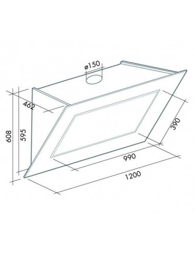 Okap Falmec Quasar 120 biały