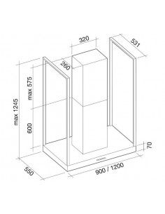 Okap Falmec Europa Isola 90 2