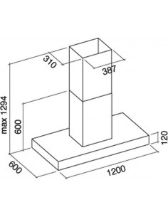 Okap Falmec Line Pro Isola 120 2
