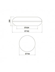 Okap Falmec Loop Circle.Tech Isola 74 gunmetal 2