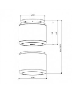 Okap Faber ODETTE BK MATT 2