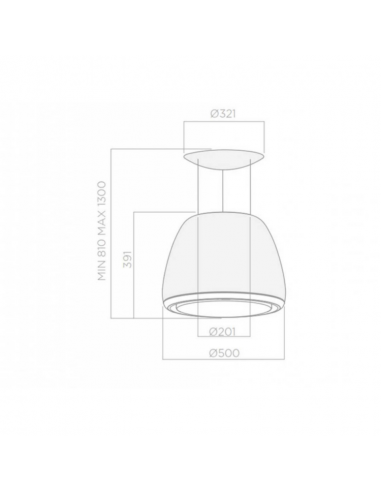 Okap Elica EDITH-ALTAIR GREY/F/50