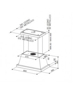 Okap Faber THEA ISOLA EV8 DG MATT 2