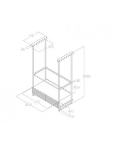 Okap Elica OPEN SUITE SUPERIOR BL/F/80 2