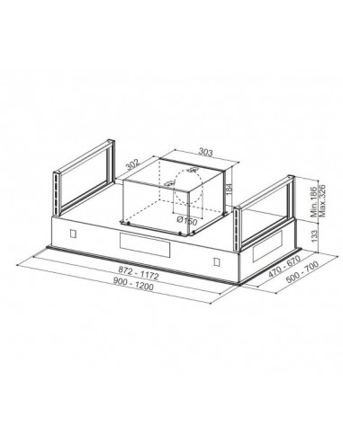 Okap Faber HEAVEN 2.0 GLASS 120