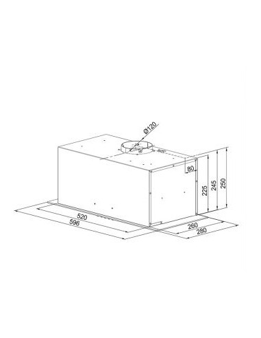 Okap kuchenny Globalo Aprico 60.1 Black