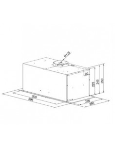 Okap kuchenny Globalo Aprico 60.1 White 2