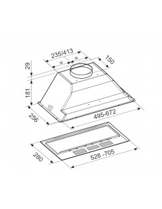 Okap Falmec Basic 70 Plus 2