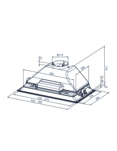 Okap Grundig GDL3661X