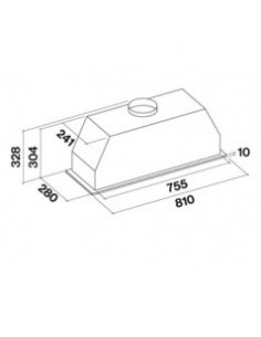 Okap Falmec Grupa Silnikowa Pro 80 2