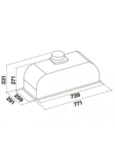 Okap Falmec Grupa Silnikowa 70 - 800 m3/h