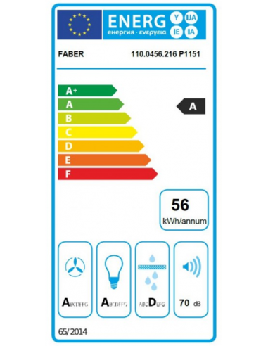 Okap Faber IN-LIGHT EV8+ WH matt 70