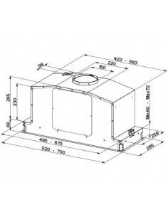 Okap Faber IN-LIGHT EV8+ WH matt 70 2
