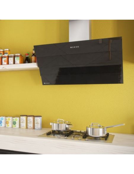 Okap kuchenny Globalo Larto 90.3 Black