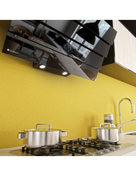 Okap kuchenny Globalo Larto 90.3 Black