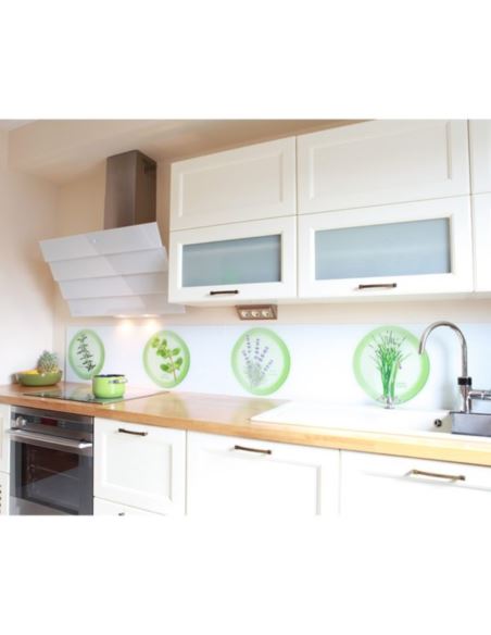 Okap kuchenny Globalo Larto 90.3 White