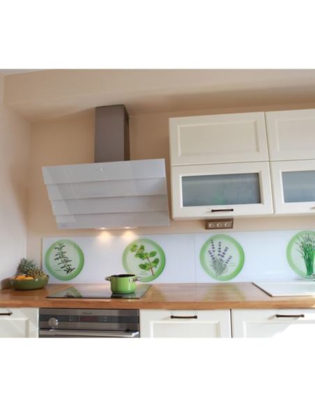 Okap kuchenny Globalo Larto 90.3 White