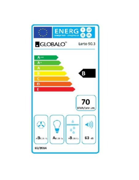 Okap kuchenny Globalo Larto 90.3 White
