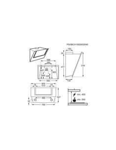 Okap AEG X68165BV10 2