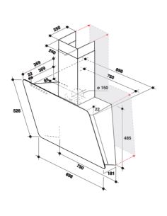 Okap Whirlpool WHVS90FLTCK 2