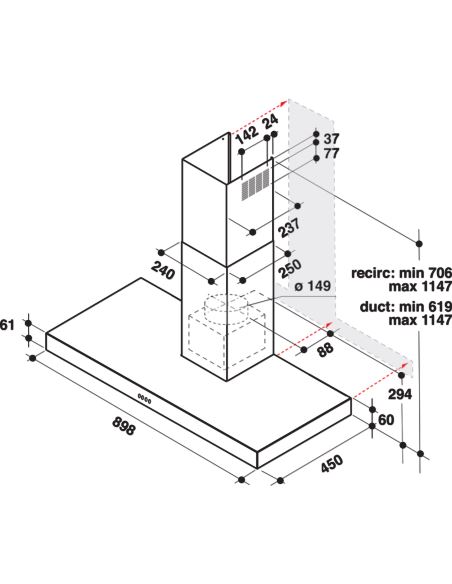 Okap Whirlpool AKR5593IX