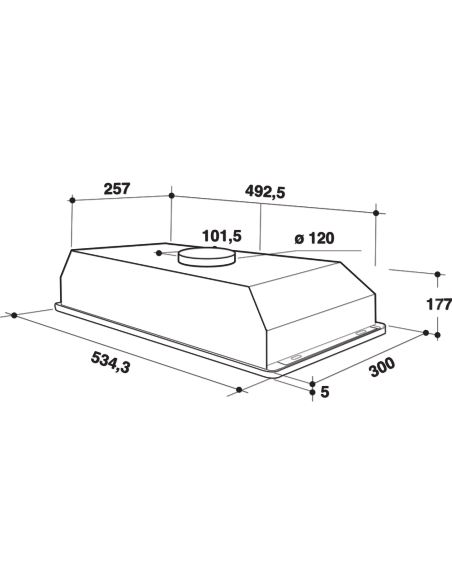 Okap Whirlpool WCT64FLYX