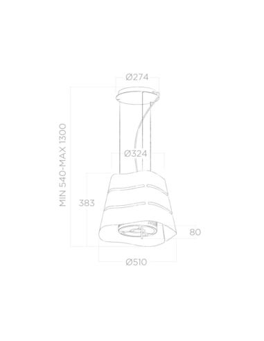 Okap Elica WAVE IX/F/51