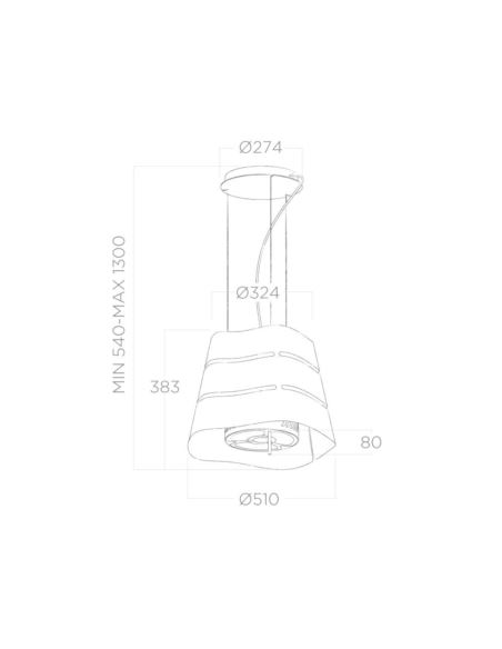 Okap Elica WAVE IX/F/51