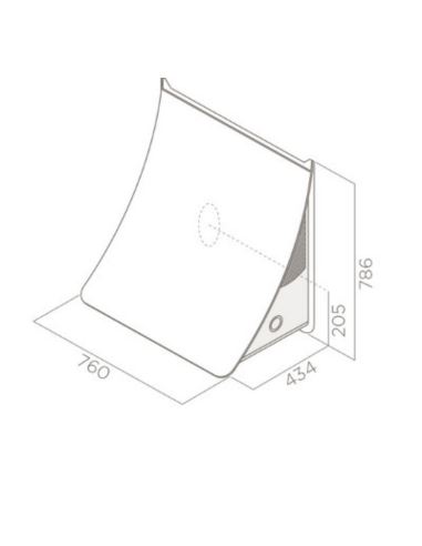 Okap Elica NUAGE PAINTABLE/F/75