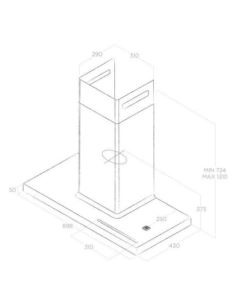 Okap Elica BIO WH/A/90 ROVERE 2