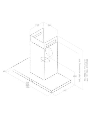 Okap Elica THIN IX/A/120