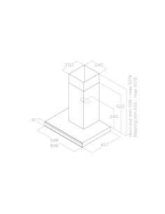 Okap Elica ADÉLE BL MAT/A/60 2