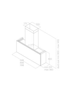 Okap Elica RULES BL/F/120 2