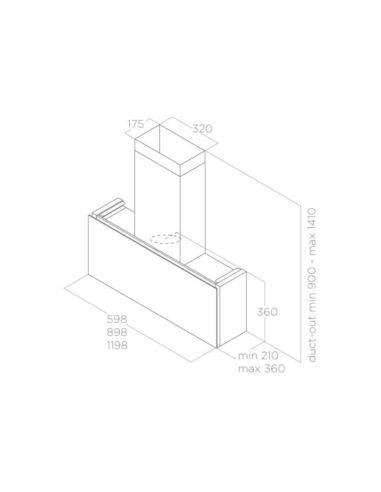 Okap Elica RULES DEKT/F/120