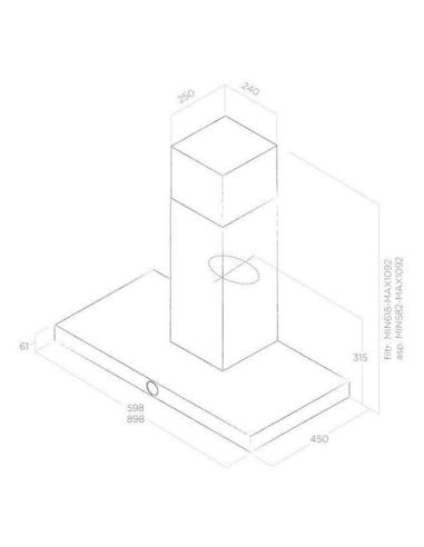 Okap Elica LOL IX/A/90