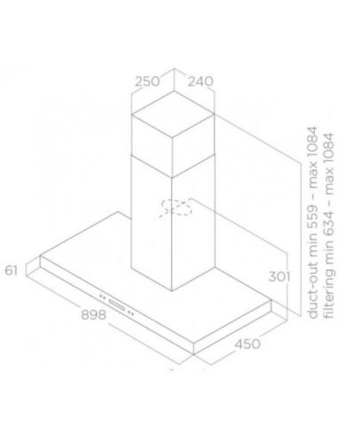 Okap Elica SPOT PLUS IX/A/90