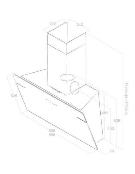 Okap Elica L'ESSENZA WH/A/60