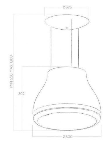 Okap Elica SHINING PELTROX/F/50