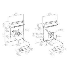 Okap Elica PANDORA GME IX/A/90 (bez silnika)